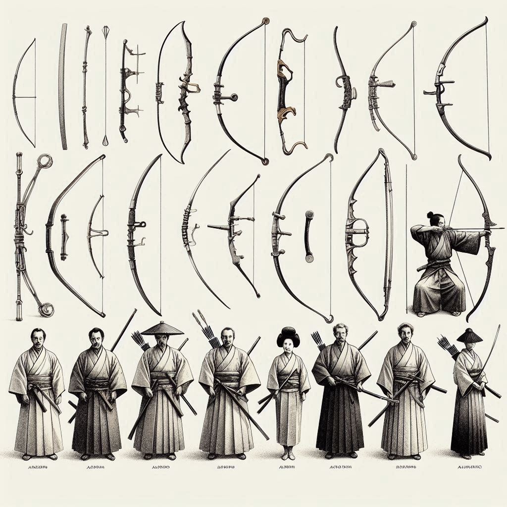 Gli otto movimenti del Kyudo... l'arte Giapponese dell'arco