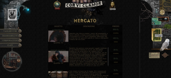 Corvi Clamor - Mercato