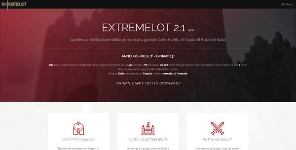 Nuova Home Page eXtremelot