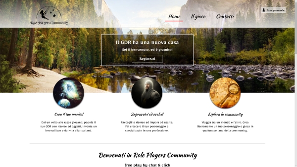 Role Players Community - Home Page