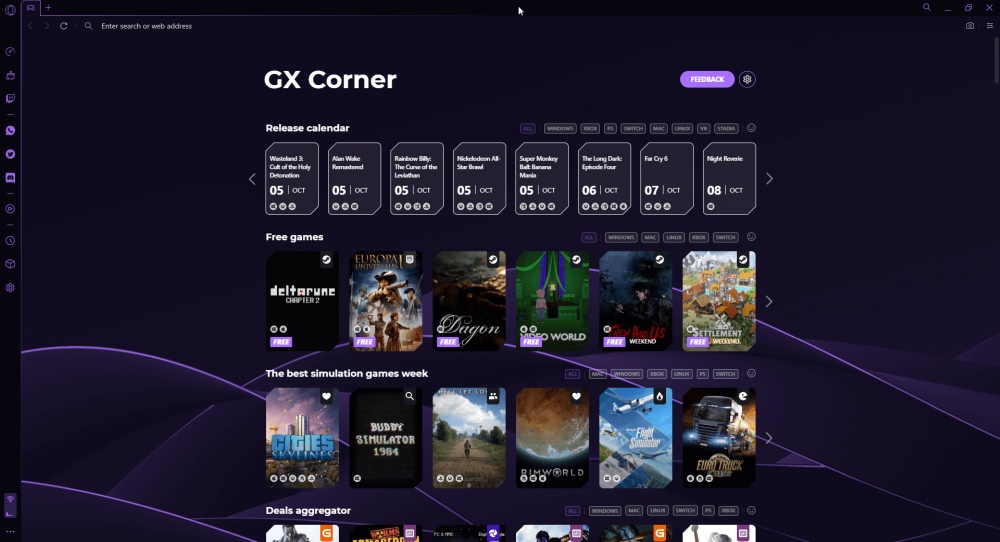 OperaGX Browser