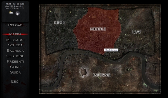 Hell Dawn London Mappa
