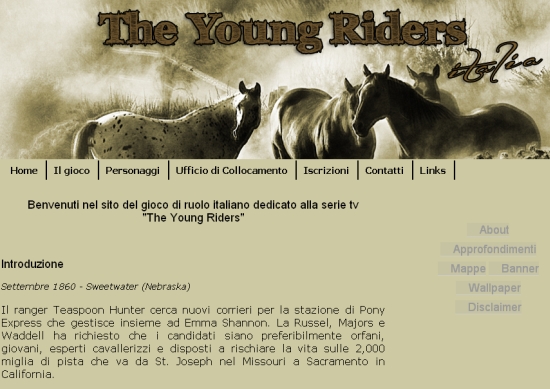 The Young Riders Italia Sito Web