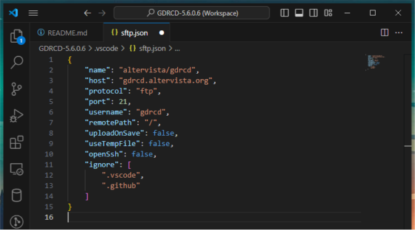 VsCode SFTP