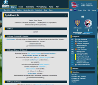 Anstoss Online - Screenshot Calcio