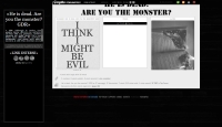 He is dead. Are you the monster? GDR - Screenshot Horror