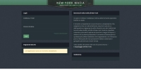 New York Mafia - Screenshot Browser Game