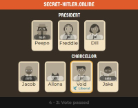 Secret Hitler - Screenshot Browser Game