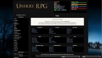 Unholy RPG - Screenshot Browser Game