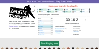 ZenGM Hockey - Screenshot Browser Game