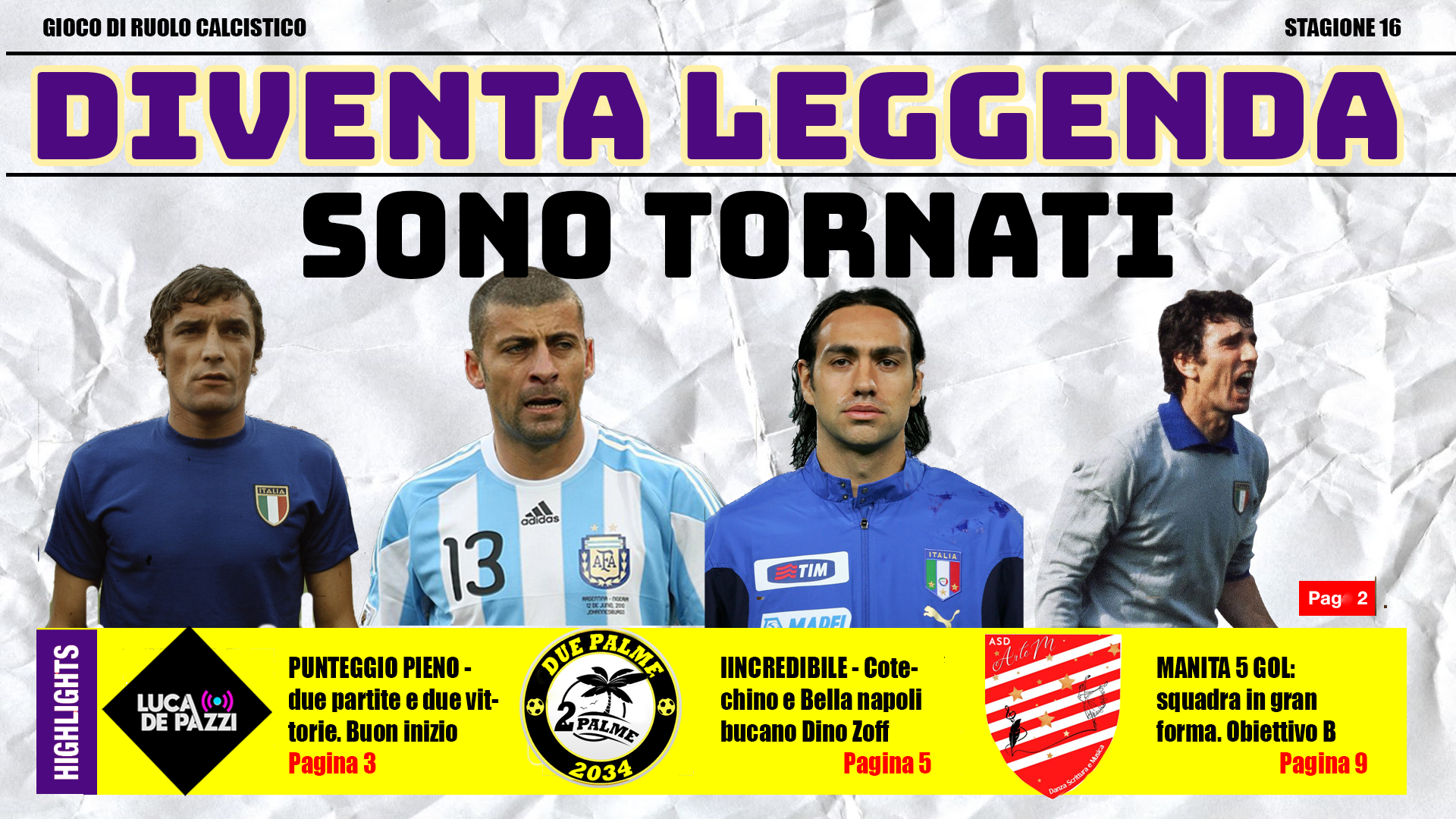 Diventa Leggenda