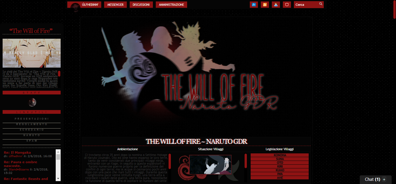 The Will of Fire - Naruto GDR